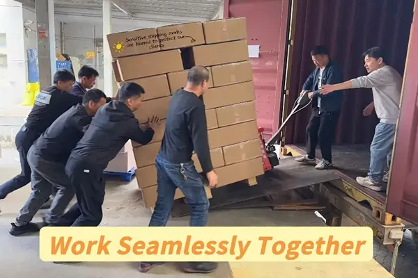 بارگیری کارآمد - یک ظرف 40HQ از جعبه های کاغذی مراقبت از پوست